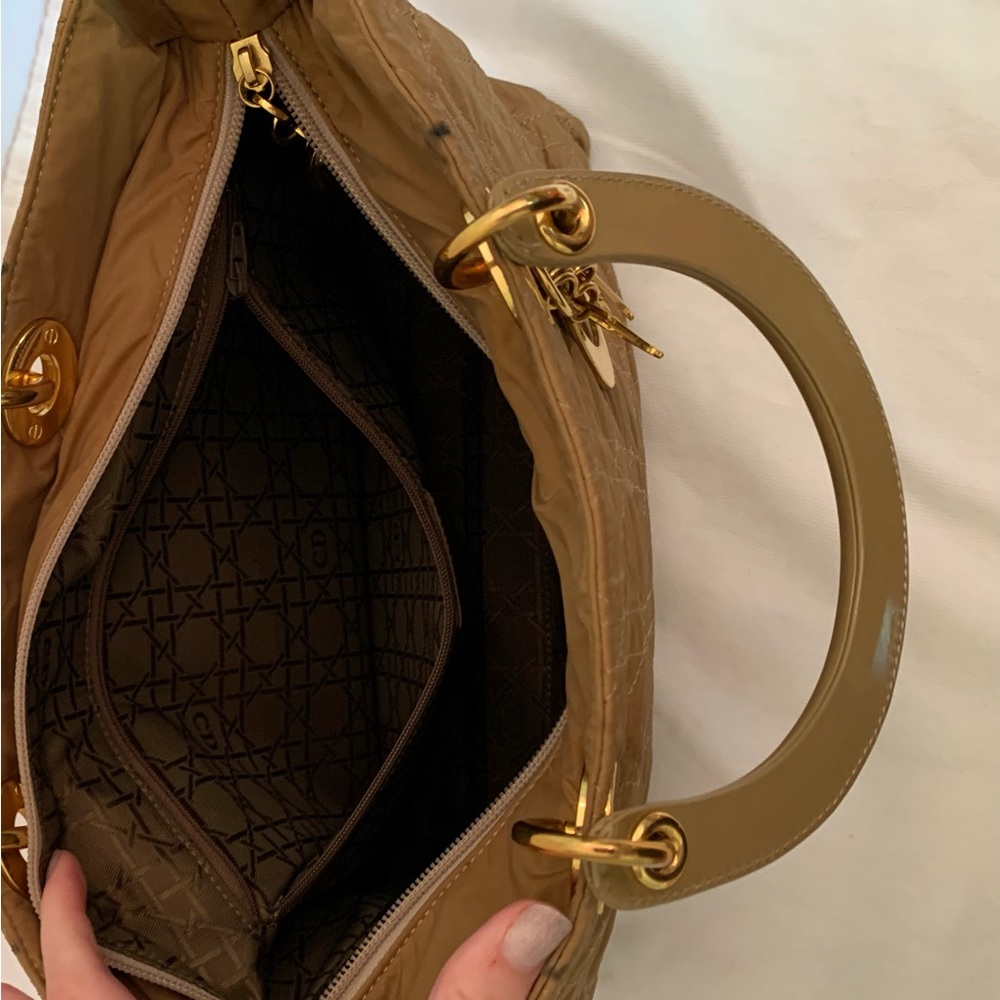 Lady Dior bag, vintage large nylon - Picture 13 of 15